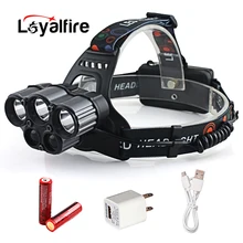 

Loyalfire LED Headlamp 30000 Lumens Headlight Rainproof Flashlight Outdoor Camping Head Light Lamp Torch Lantern