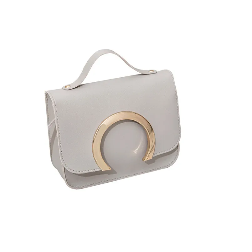 

2019 fashion Women Pure Color Trend Wild Shoulder Bag Satchel Handbag Leather Shoulder Handbags bag set women handbag