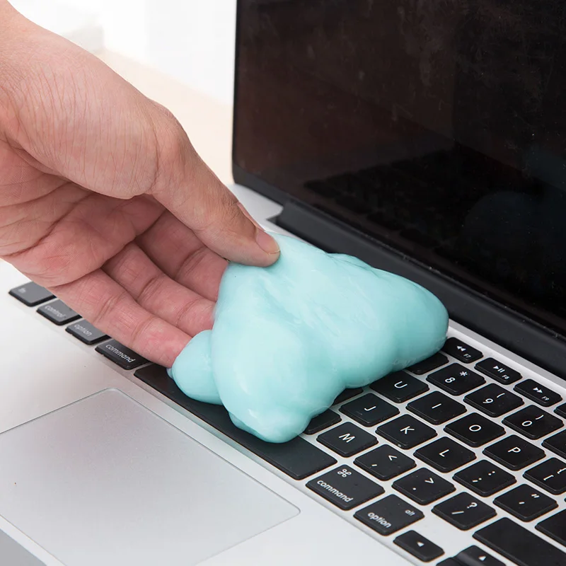 Casa ordenador teclado limpieza gel suave enlatado teléfono móvil pantalla limpieza pegamento adhesivo transparente pegamento mágico