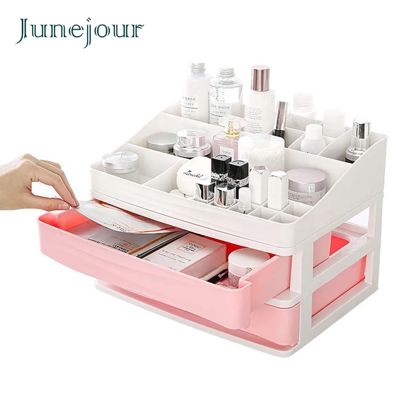 

Plastic Cosmetic Drawer Organizer Makeup Storage Box Makeup Container Nail Casket Holder Desktop Sundry Storage Case