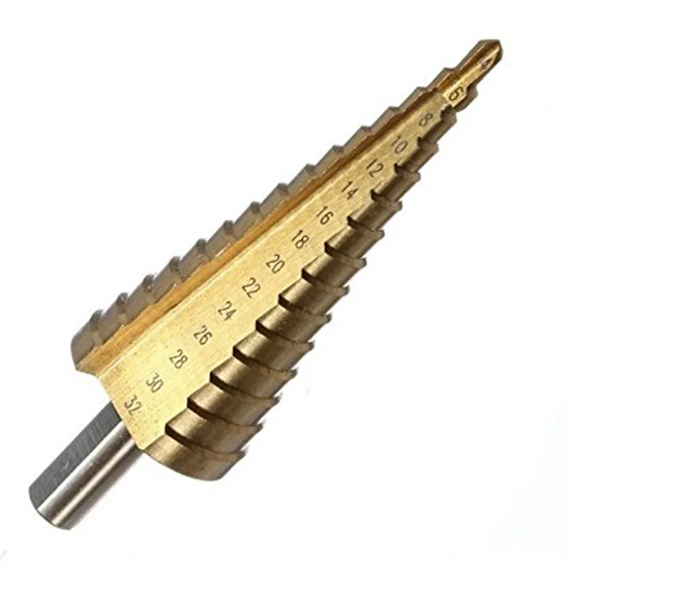 3 PCS HSS 4241 Steel Step Drills Bit Tool Set Cone Drill Titanium Bit Set Hole for Steel Wood Metal Drilling Cutting Tools 3 PCS HSS 4241 Steel Step Drills Bit Tool Set Cone Drill Titanium Bit Set Hole for Steel Wood Metal Drilling Cutting Tools