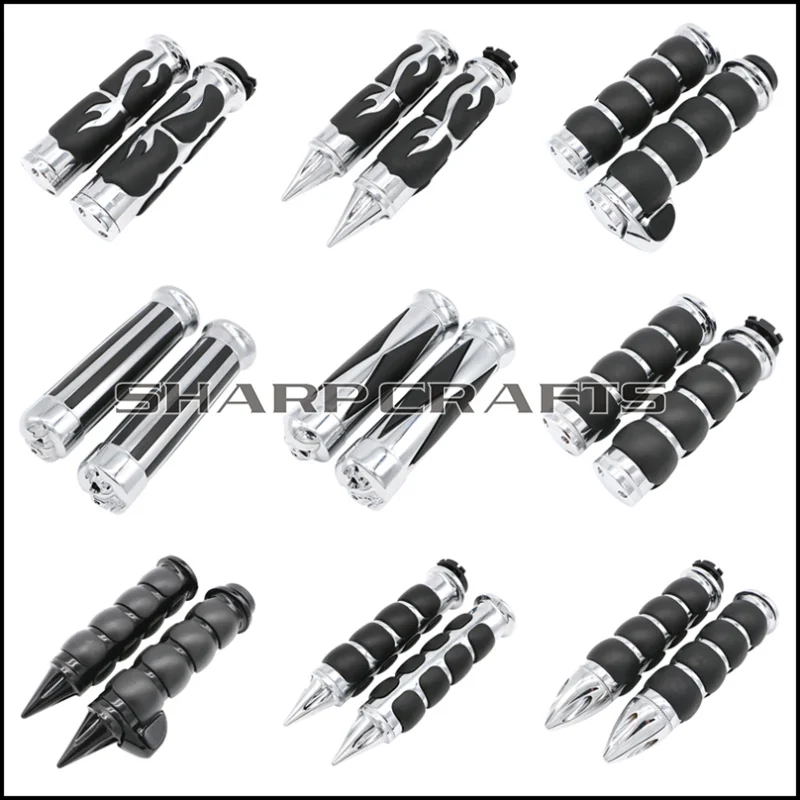 

Motorcycle 1" Handlebars Hand Grips For Honda Shadow Spirit VT400 VT750 VT1100 VTX1300 VTX1800 STEED VLX 400 600 Magna VF250 750