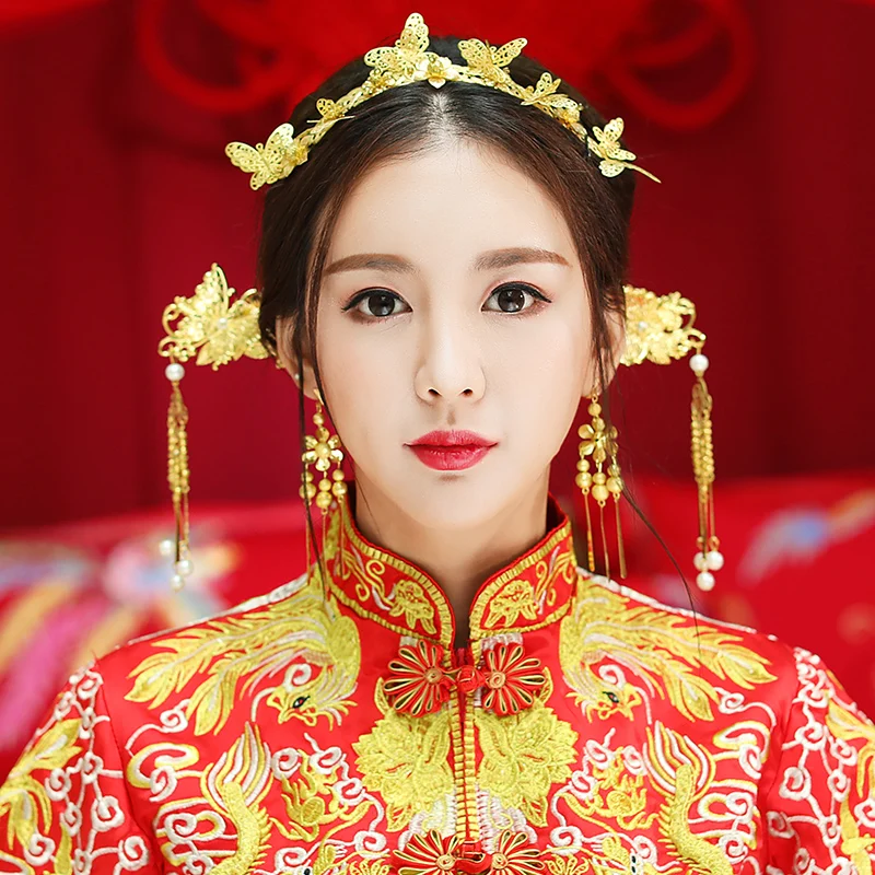 traditional chinese wedding headpiece