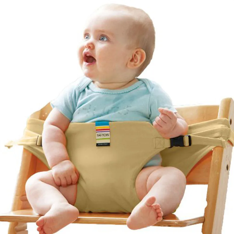 Toy Infant Chair Seat Dining Lunch Chair Seat Safety Belt Stretch Wrap Feeding Harness Baby Booster Toys for Children Kids