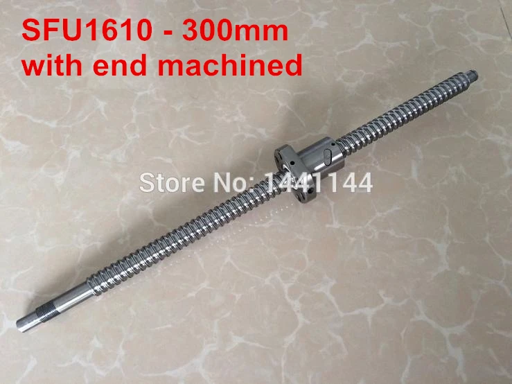 

Free Shipping SFU1610 - 300mm Ball screw + ballnut + end machining for BK12/BF12 standard processing
