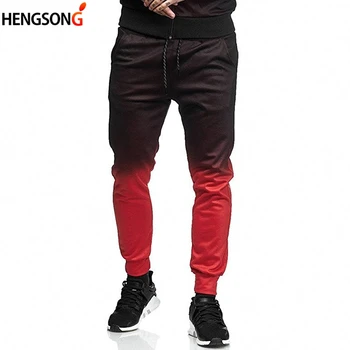 

2018 Autumn New Men's High Street Sweatpants Male Printed Hip Hop Joggers splash-ink Harem Pants Trousers Sweatpant M-3XL