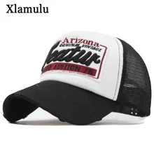 Xlamulu брендовая модная Женская бейсбольная Кепка Snapback с вышивкой сетчатые шапки для мужчин Casquette Мужская кепка Дальнобойщик Gorras Bone папа Кепка s