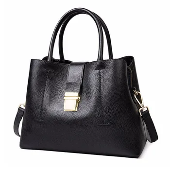 

New Women Real Cow Leather Messenger Top Handle Bag Fashion casual Classic Cross Body Shoulder Bags Designer Luxury HandBags