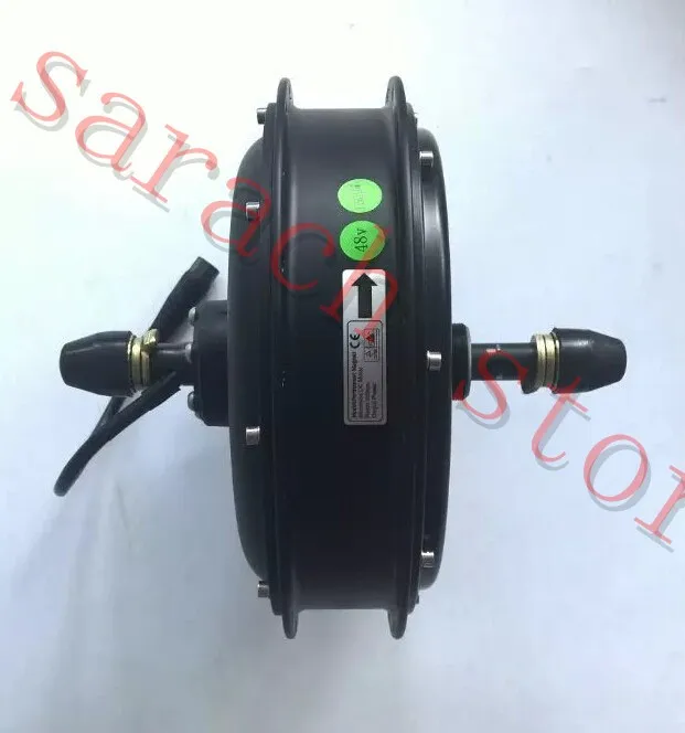 Discount 1500W 48V electric front wheel hub motor electric spokes motor for bicycle  electric brushless  motor electric bike motor 0