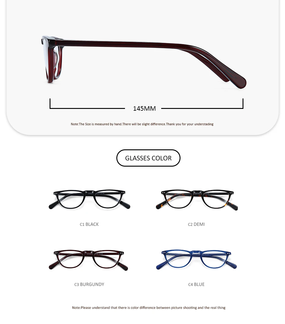  Women Prescription Glasses Optical Eyeglasses Anti-Blue-Ray Photochromic Lenses Prescription Hyperopia Glasses (5)