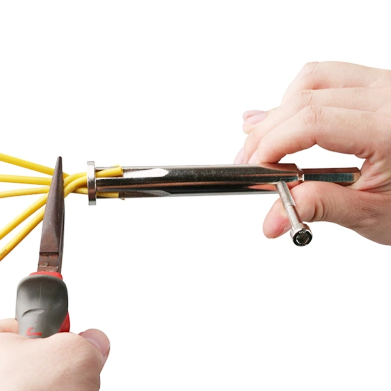 

Universal Bobbin Automatic Peeling Device Wire Stripper For BV 2.5/4.0 Cable *dls*