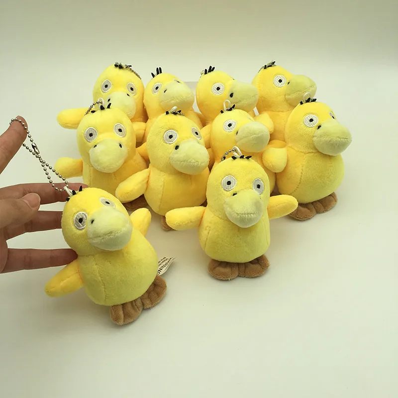 

10cm 10set Psyduck Hanging ornament cute hot personality new hot good quality Christmas gift kid lifelike Cartoon movie game