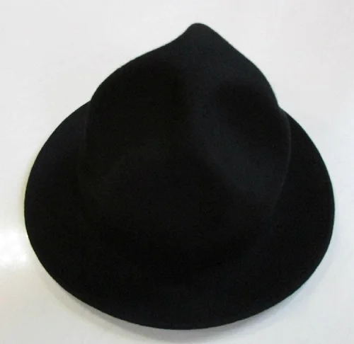 Шерстяная фетровая Высокая Маунти шляпа в стиле Буффало счастливый Фарелл Вильямс Рэппер Уэствуд горная шляпа - Цвет: Black