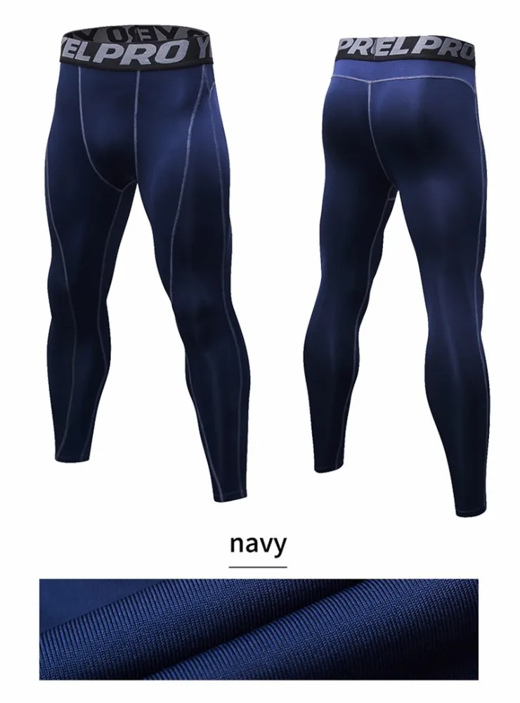 Yuerlian New GYM Compression Bodybuilding Pantalones Hombre Fitness Tights Trousers Sweat Pants For Men Sport Running Leggings