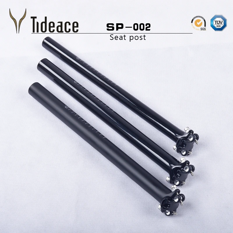 Online Tideace carbon fahrrad sattelstütze UD Schwarz MTB Straße Mountainbike Sattelstütze carbon fahrrad teile 27,2 31,6*400mm fahrrad teile