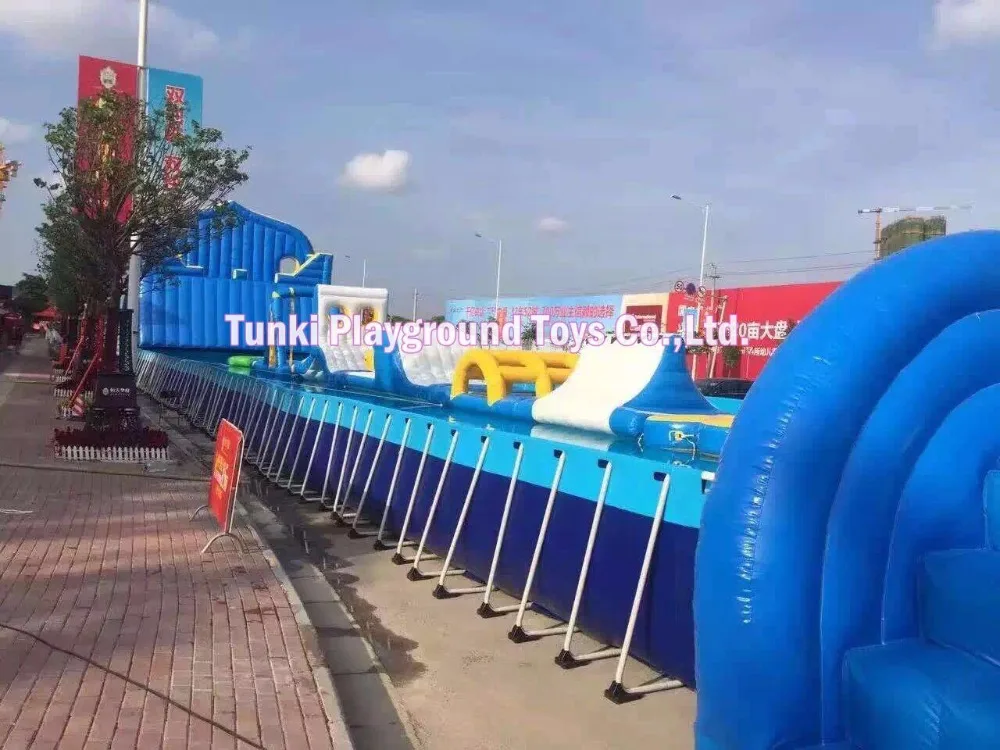 Specialiteit Aanzetten puree Opblaasbare Water Hindernisbaan Te Koop/Opblaasbare Water Obstakel Voor  Zwembad - AliExpress sport & Entertainment