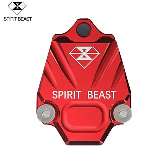 

SPIRIT BEAST Motorcycle Key Cover Decoration Colorful Key Cover Accessories Electric Door Lock Key Shell Motorsiklet Kilit Black