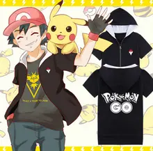 Men Women Pokemon Go Team Valor Team Mystic Team Instinct T Shirt Cosplay Sweater pokeball shirt