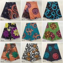 Дизайн африканская печатная восковая ткань высокого качества хлопковый материал лучшая модная восковая ткань для одежды BJS01-24