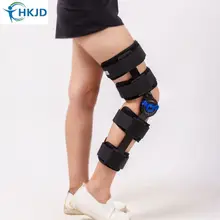 HKJD Medical Orthopedic Hinged Knee Brace Support Adjustable Splint Stabilizer Wrap Sprain Hemiplegia Flexion Extension medical knee brace protect support knee orthosis fixation adjustable hinge splint for knee joint fracture