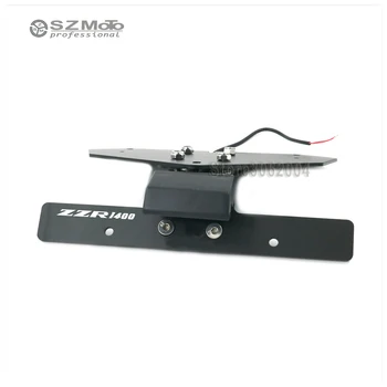 

For KAWASAKI ZZR1400 2006-2015 Motorcycle Tail Tidy Fender Eliminator Registration License Plate Holder frame LED Light LOGO