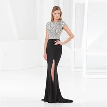 font b 2017 b font vestido de festa Mermaid Black prom font b dresses b