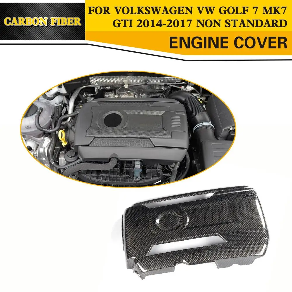 Carbon Fiber Add On Racing Front Engine Cover For Volkswagen Vw