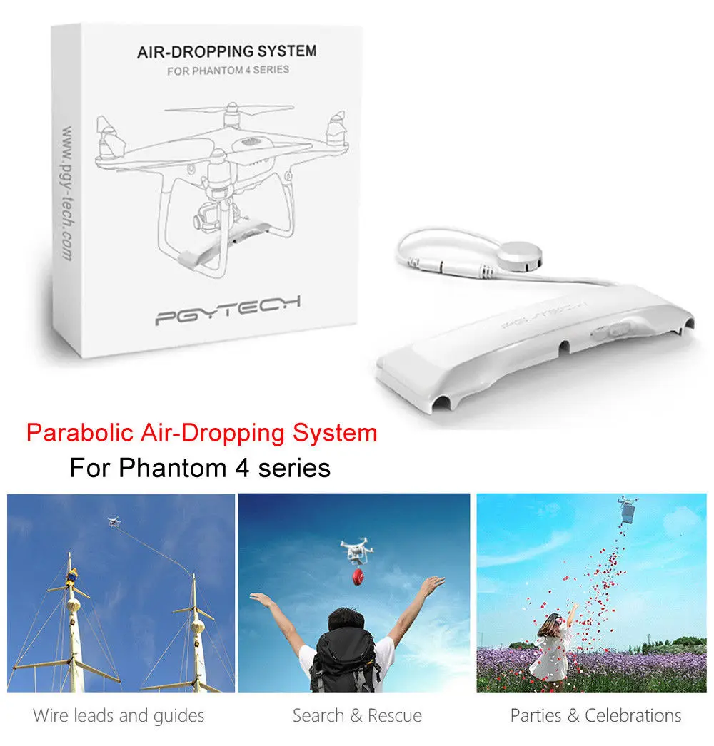

Air Dropping system Fishing Bait Wedding Thrower For DJI Phantom 4 4P 4A Drone