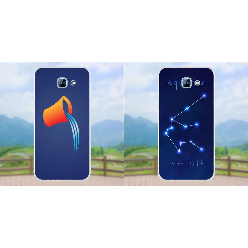 

Vvcqod Soft TPU Phone Case Skin Cover Aquarius Other Zodiac Signs For Samsung Galaxy A3 A5 A7 J1 J2 J3 J5 J7 2015 2016 2017