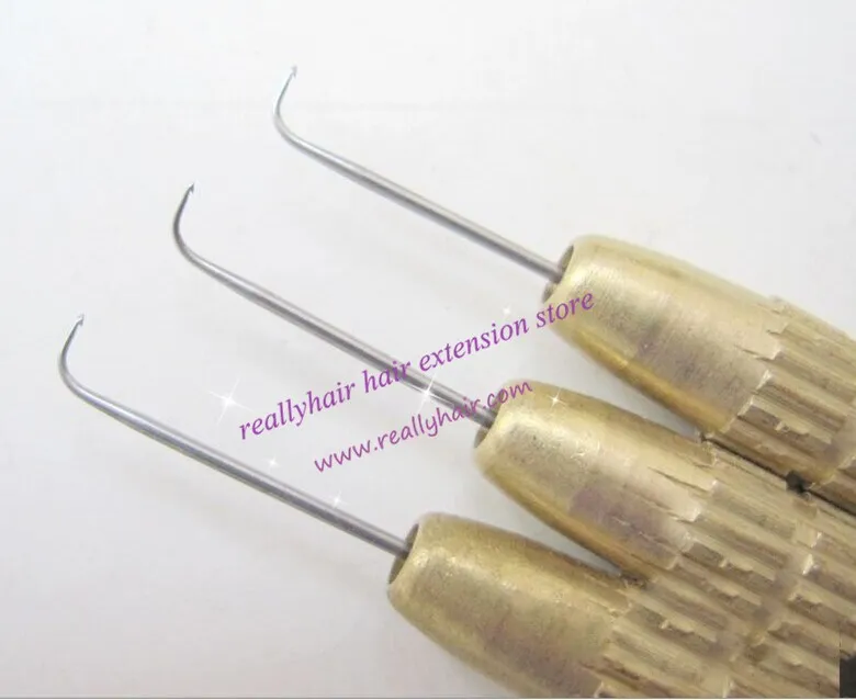 Лидер продаж! 3 размера плетение волос Замена выделенный крючком медный узор крючок игла импортируется из Кореи