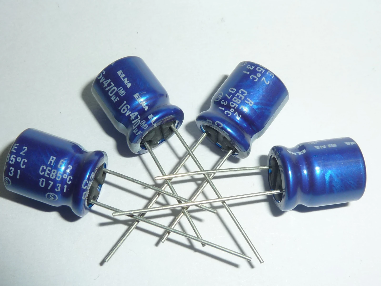 10pcs 470uF 16V ELNA RE2 Series 10x12.5mm 16V470uF Audio Aluminum Electrolytic Capacitor