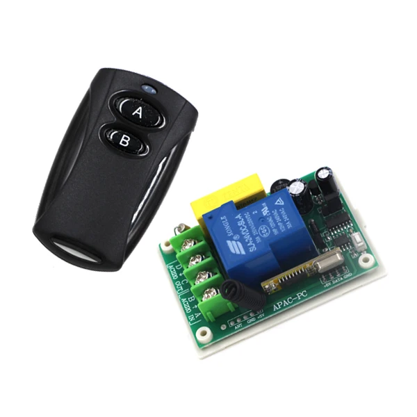 

FREE SHIPPING New 220V 30A 1 Channel Wireless Relay Remote Control Switch RF 315MHz Inter-lock SKU: 5175