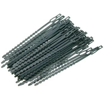 

Adjustable 50pcs/lot Plastic Plant Cable Ties Reusable Cable Ties Greenhouse Grow Kits for Garden Tree Climbing Support