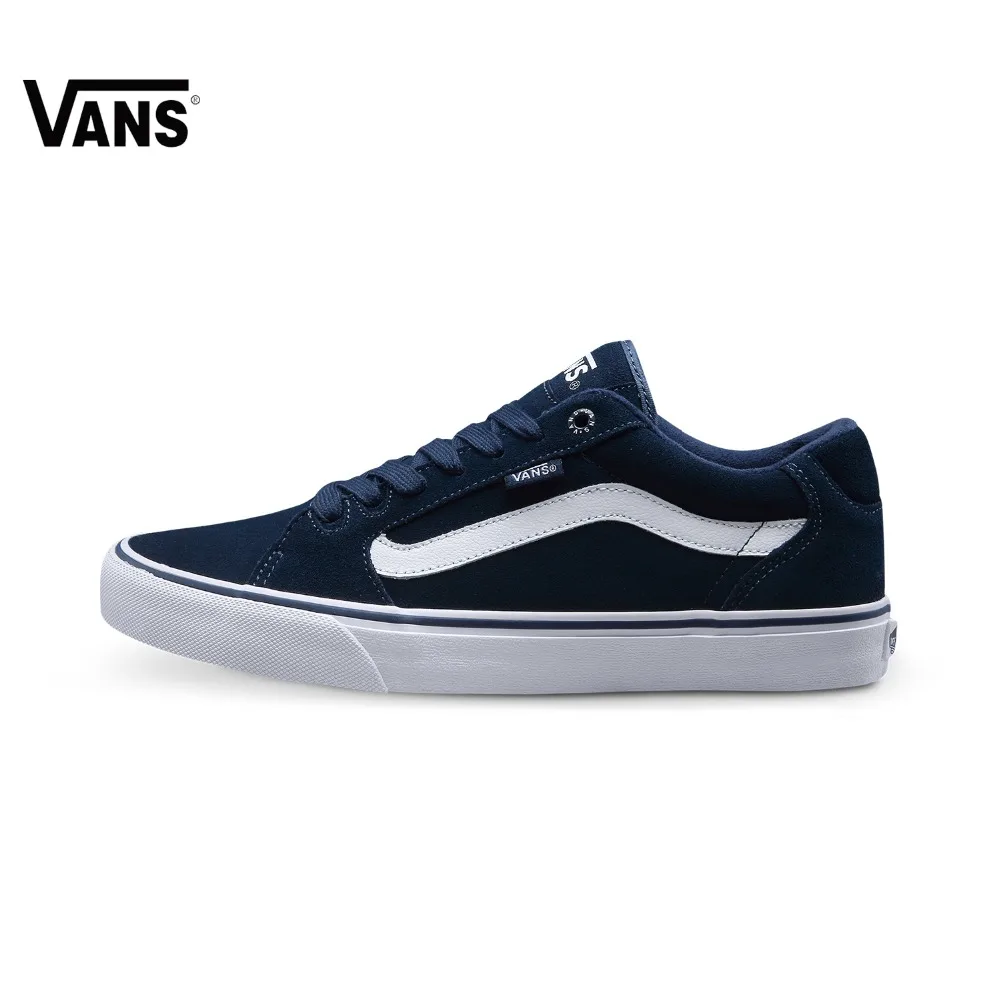 

Original Vans Blue Color Low-Top Men's Skateboarding Shoes Sport Shoes Sneakers