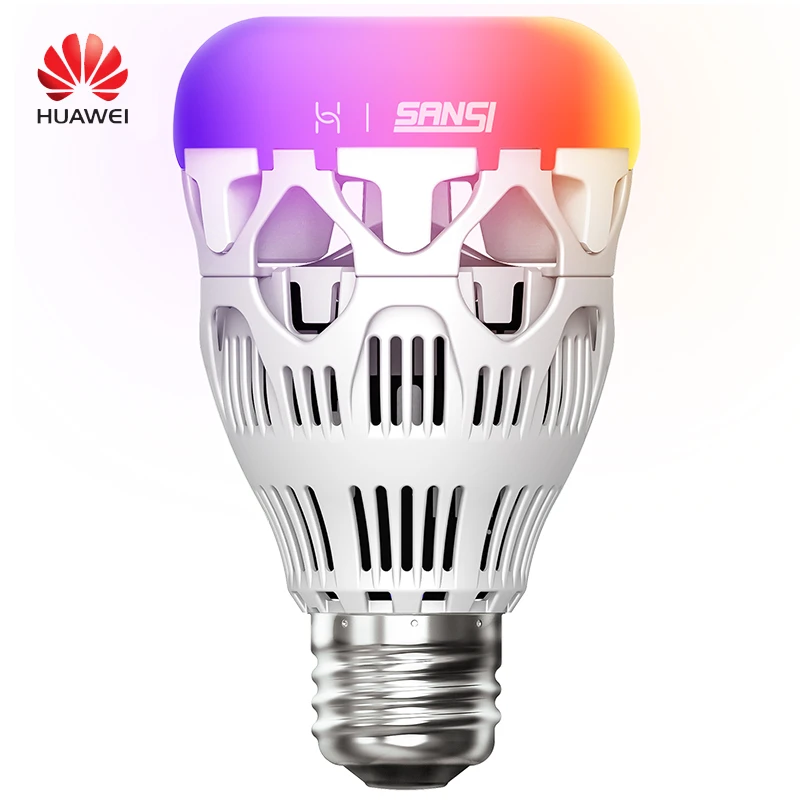 

Huawei Eco-chain SANSI Full Color Bulb E27 Color Temperature Regulation With Huawei Smart Home APP 17 Entertainment Modes