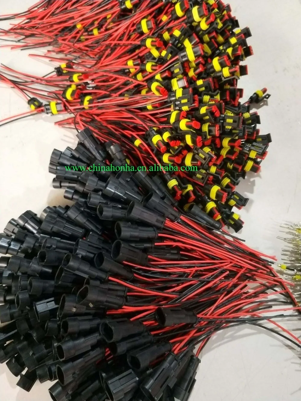 10 Kit 2 Pin Way Car Waterproof Electrical Connector Plug with Wire AWG Marine G08 Drop ship | Автомобили и мотоциклы