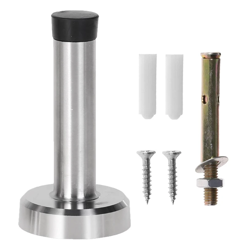 Door Stop Stopper Bumper Wall Mounted Protector Sound Dampening Stainless Steel silicone door stopper door stopper bumpers door stopper
