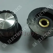 [Белла] бакелитовой ручкой Ручка потенциометра алюминиевой крышкой kyp20-16-4mm сбоку фиксирующий винт диафрагма-100 шт./лот