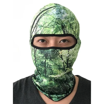 

TAK YIYING Camouflage Hood Outdoor Hunting Headgear CS Face Mask Tactical Military Hunting Mask Hat Fishing Face Cover