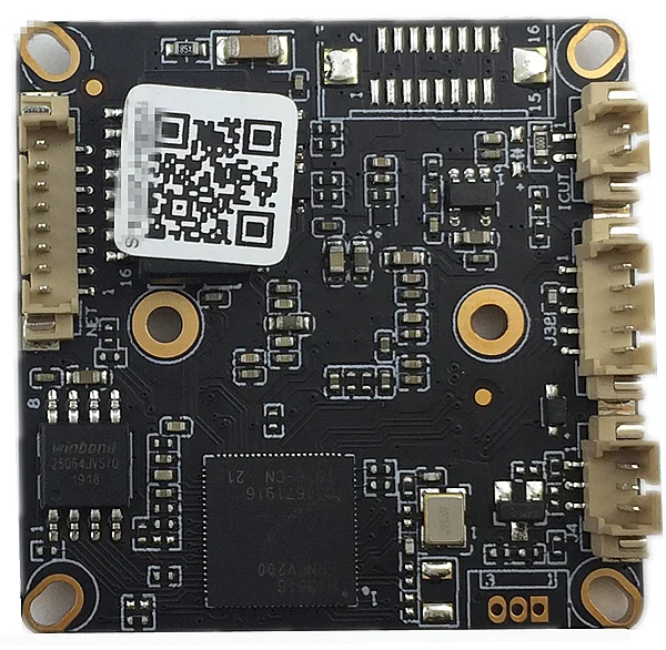 С F1.0 объективом sony IMX307+ 3516E ip-камера модуль Плата H.265 2.0MP StarLgiht все цвета Низкая освещенность 1080P ONVIF