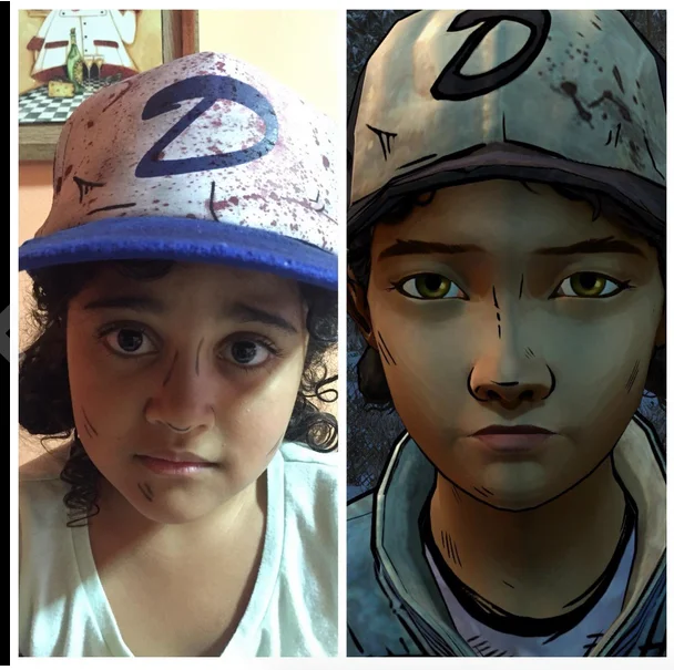 

CLIMATE Clementine The Walking Dead Game Cap Clementine Hat Cap Clem's Cosplay Trucker Cap Girl Coser Zombie Killer Cool Caps