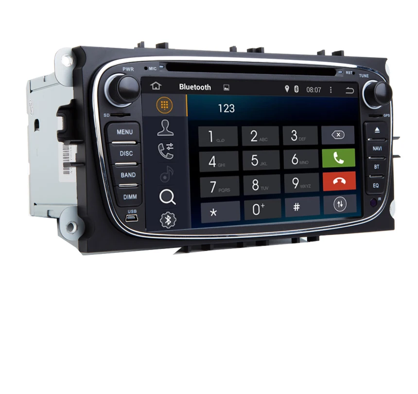Perfect 7"HD 1024X600 Android 7.1 Car DVD GPS For Ford Mondeo C-max S max Galaxy Wifi 3G Bluetooth Radio RDS SD Free Map Camera+Car DVR 17