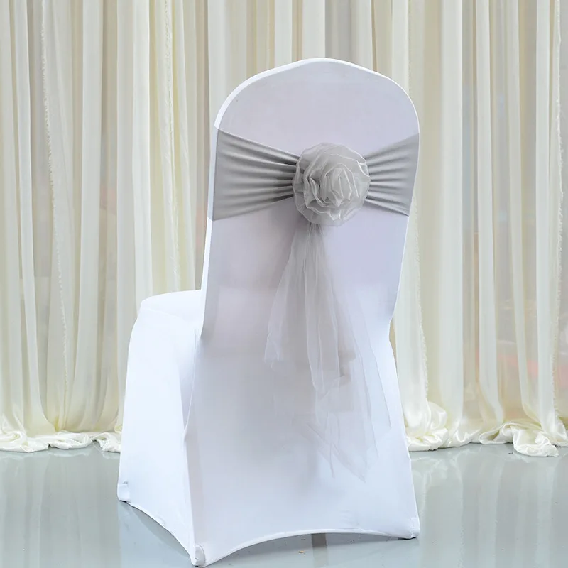 20шт высокое качество свадебное украшение для стульев узел прозрачный золотой стул ленты с бантом стул пояса для свадебной вечеринки банкет отель Декор