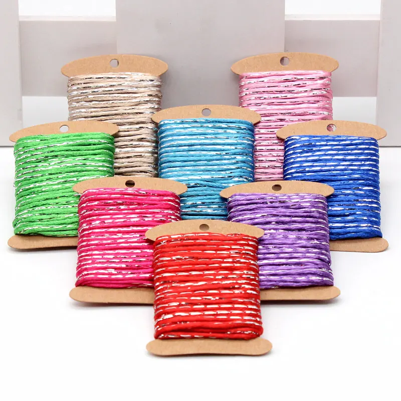 

5 meter 2mm Silver side Braiding Nylon Macrame String Knitting Rope Arts Crafts and Sewing supplies Decoration party line