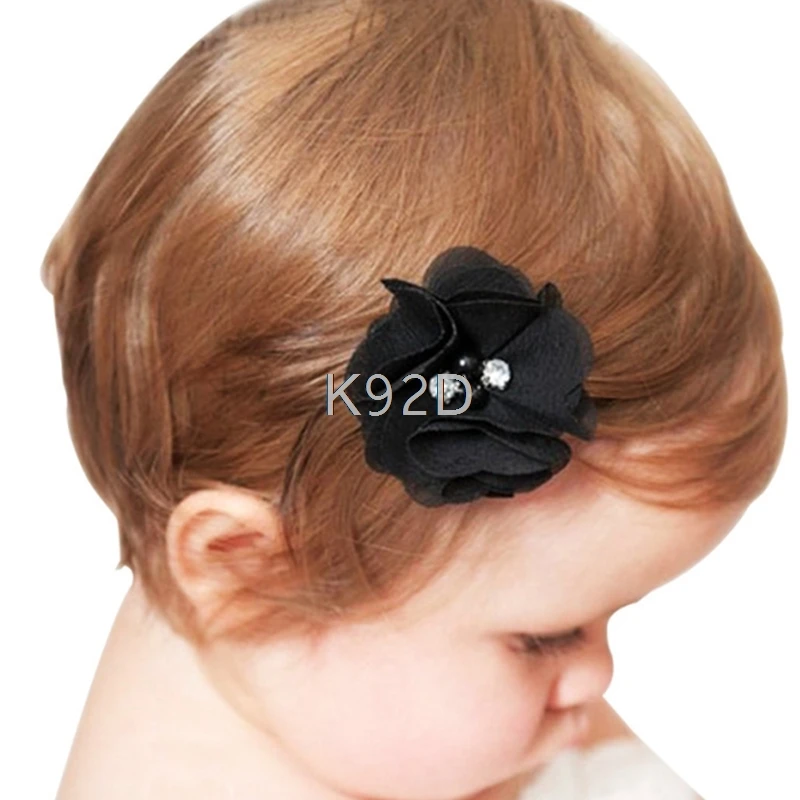

Girls Hair DIY Flower Bouquet Chiffon Flowers Decorations No Hair Clips 10PCS/SET N06