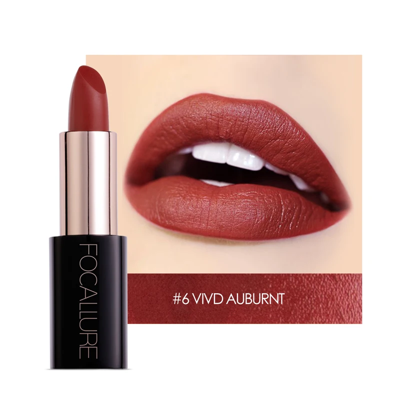 Focallure Водонепроницаемый Vivid Matte помада блеск для губ 20 Цвета Красота сексуальные губы матовая помада Макияж Batom телесного цвета помады