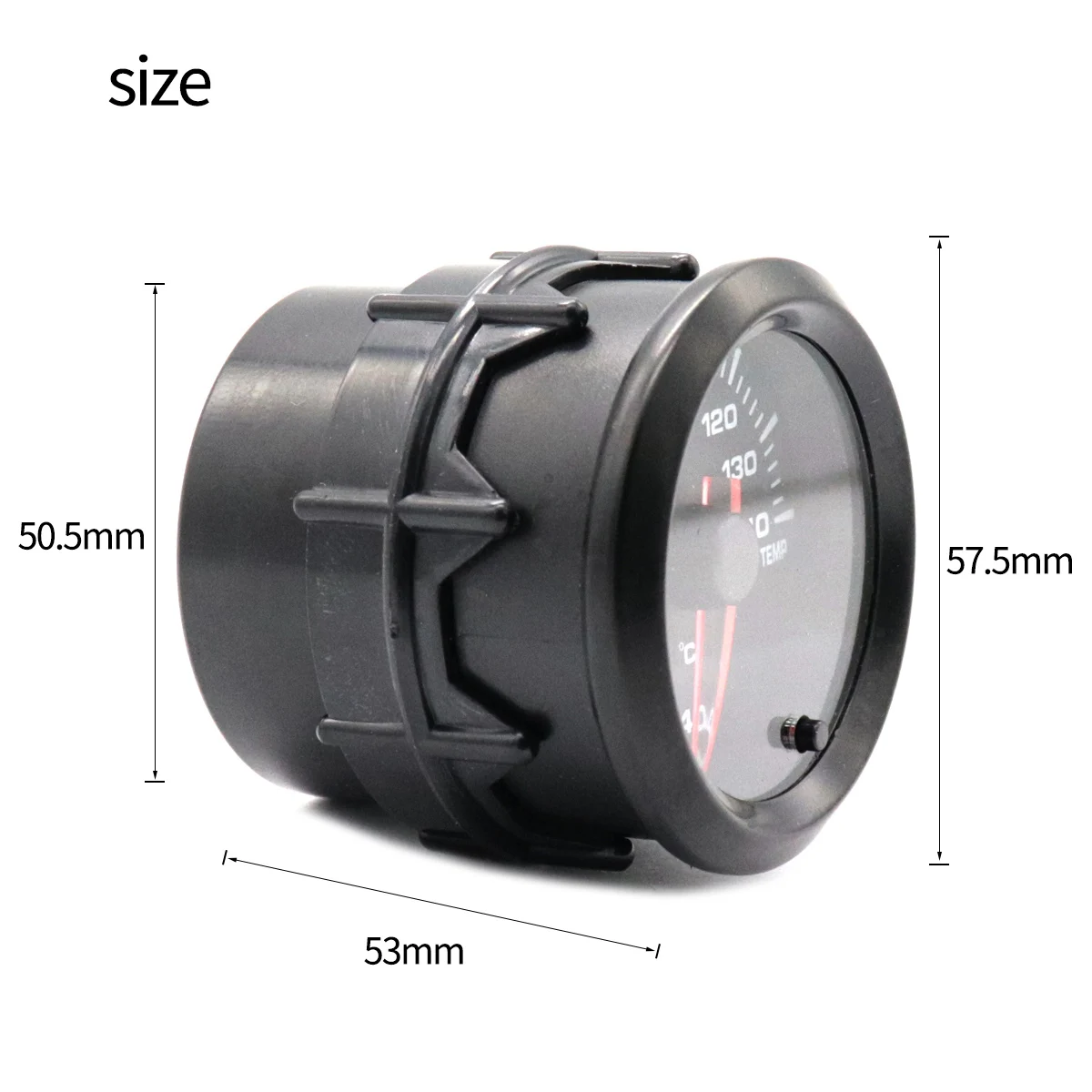 

52MM 2Inch 10000 RPM Universal Electrical Car Tacho Gauge Meter Tachometer Replacement with Seven Color Backlight for 12V Car