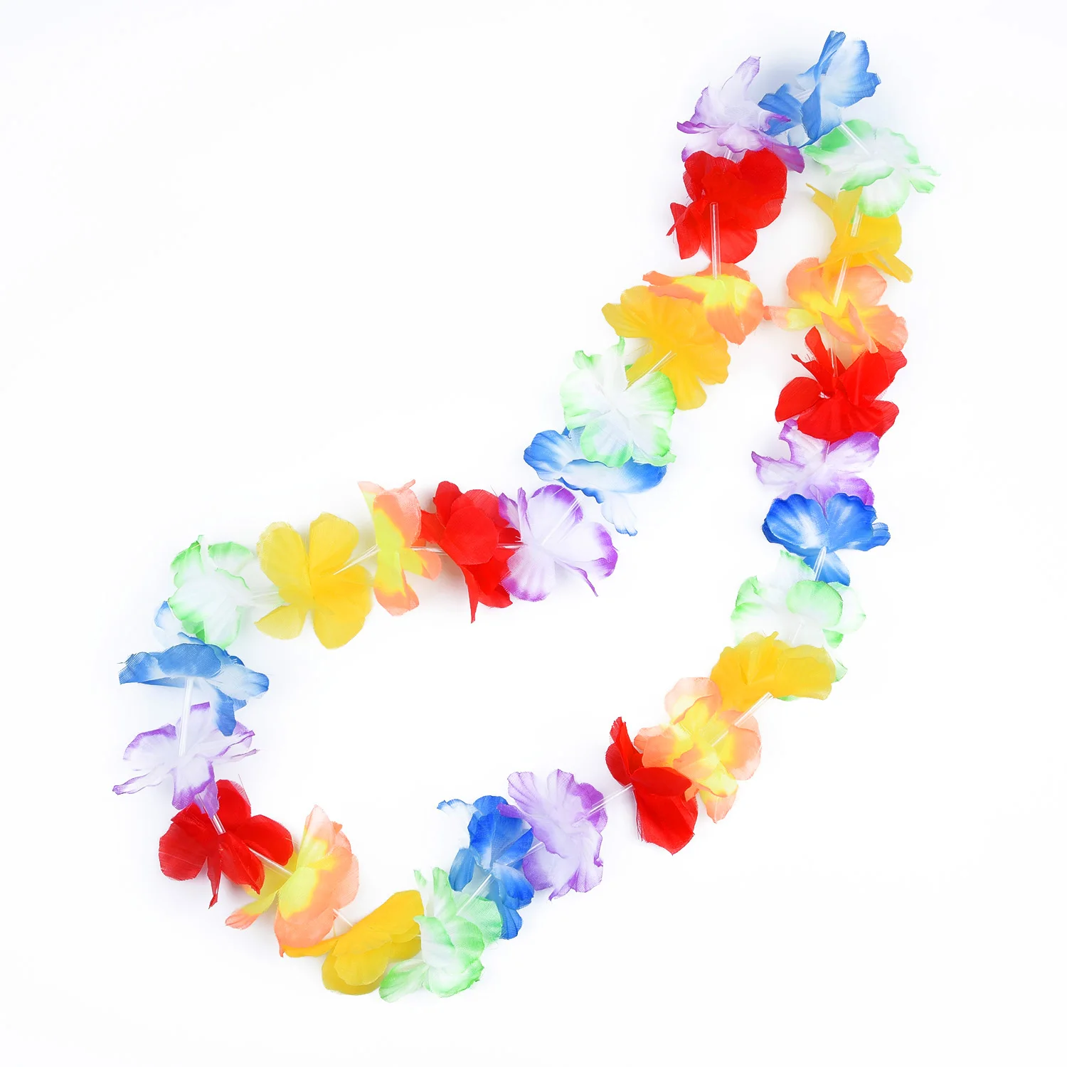 10 шт./компл. гирлянда из цветов в гавайском стиле гирлянда на шею нарядное платье Вечерние Гавайские пляжные цветы вечерние пляжные украшения для лета