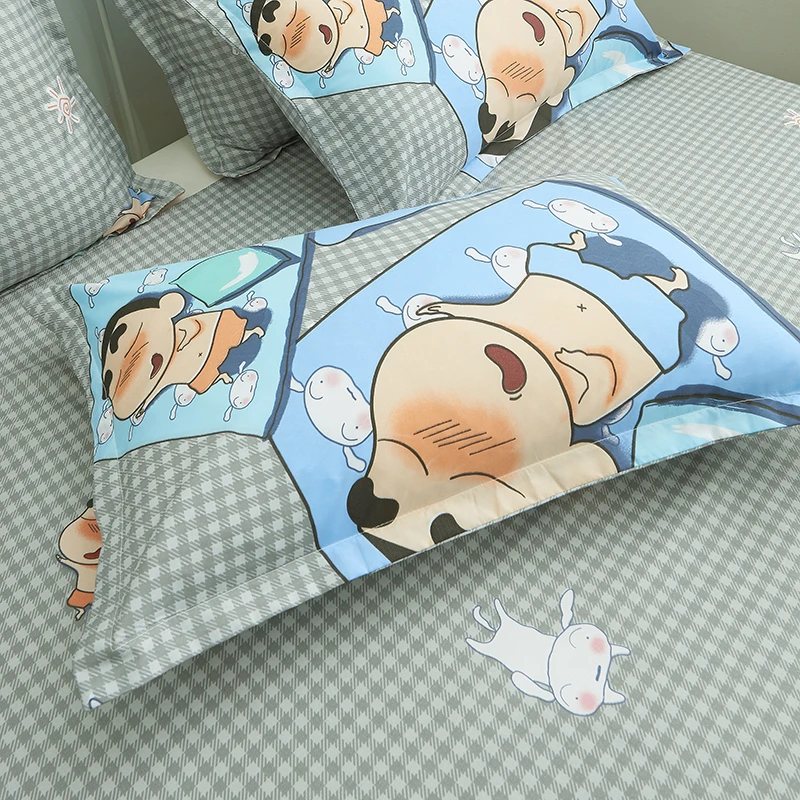 Комплект постельного белья японского Аниме Crayon Shin chan пододеяльник постельное