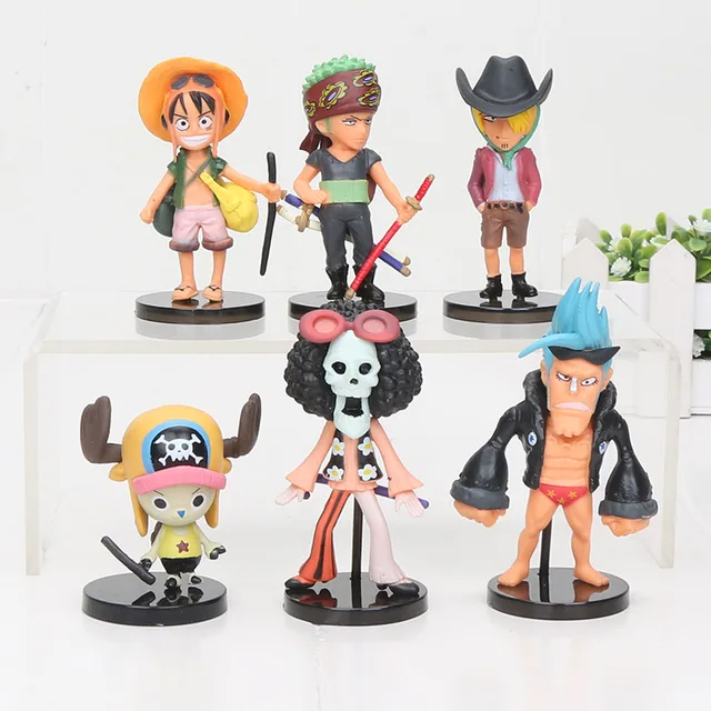 Anime One Piece Cake Topper Figures Cute Mini Figure Model Doll Luffy Nami Zoro Sanji Brook Cake Decoration Party Supplie Cake Decorating Supplies Aliexpress